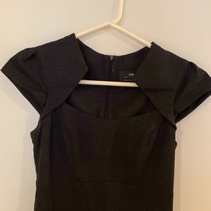 CUE corporate workwear pencil cut midi dress AU6, US2